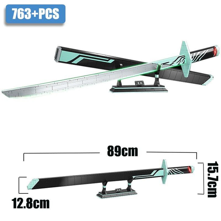 Lisslune | Ninja Warrior Samurai Sword Crafting Kit - Make Your Own Authentic Weapon for All Ages