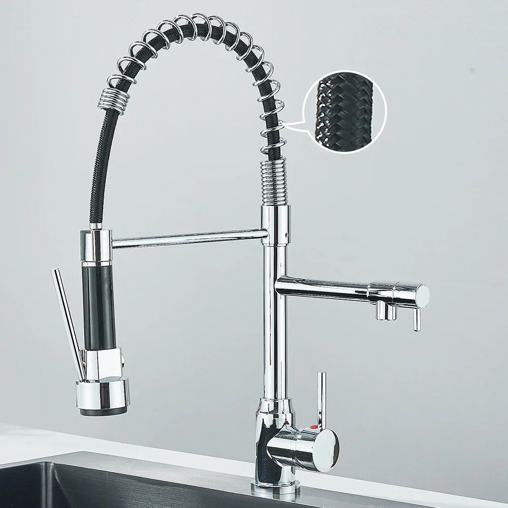 Lisslune | SpringFlow – Kitchen faucet with dual outlet