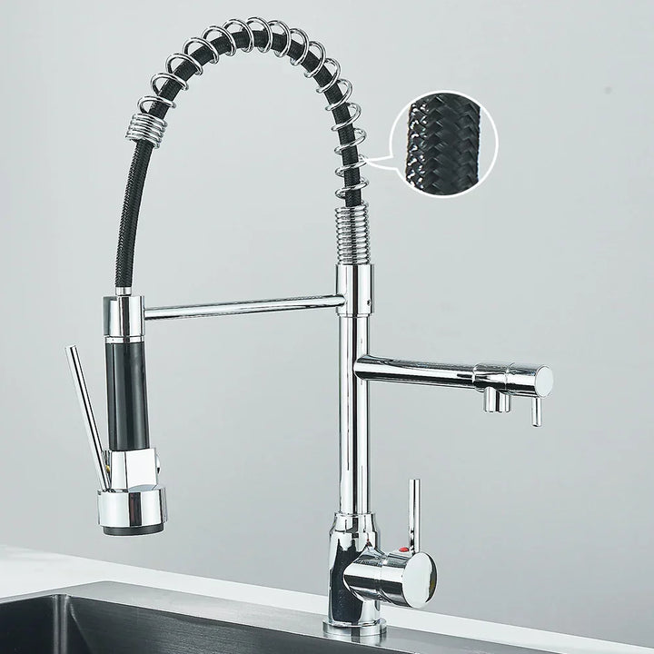 Lisslune | SpringFlow – Kitchen faucet with dual outlet