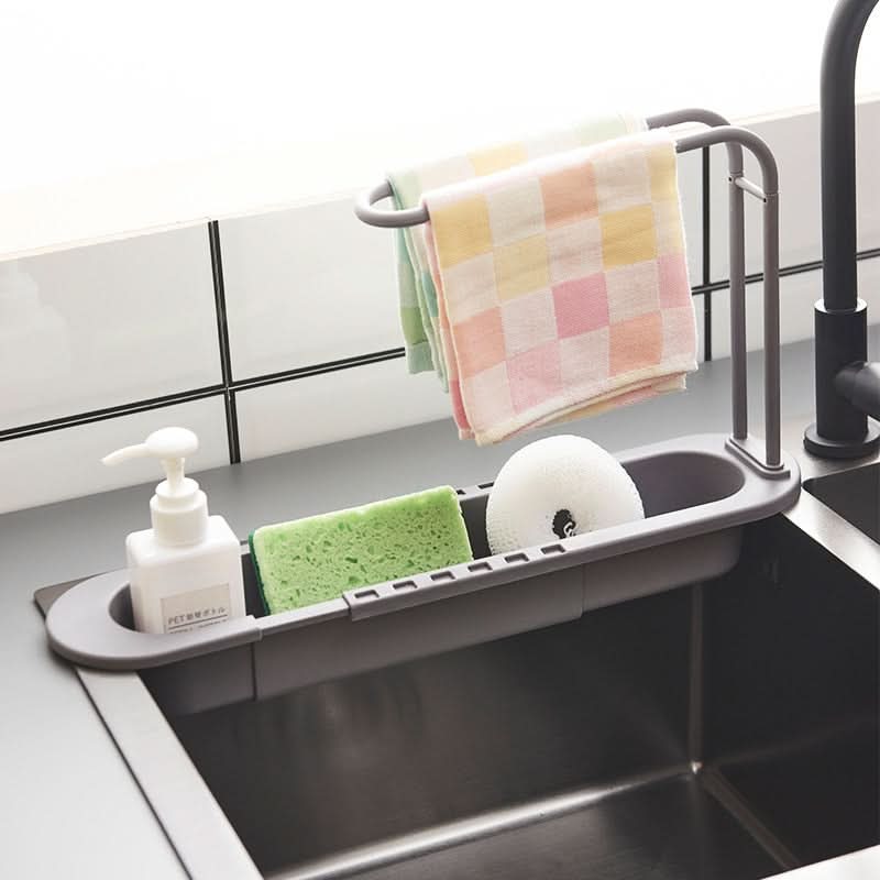 Lisslune | Sink Organizer with Drip Tray – Countertop Storage