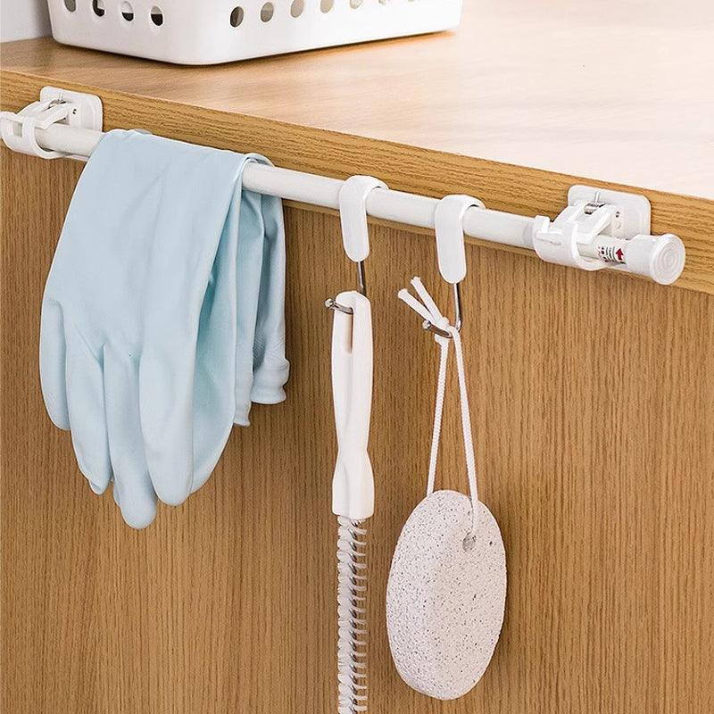 Lisslune | Robust waterproof curtain rod brackets with easy peel-and-stick installation