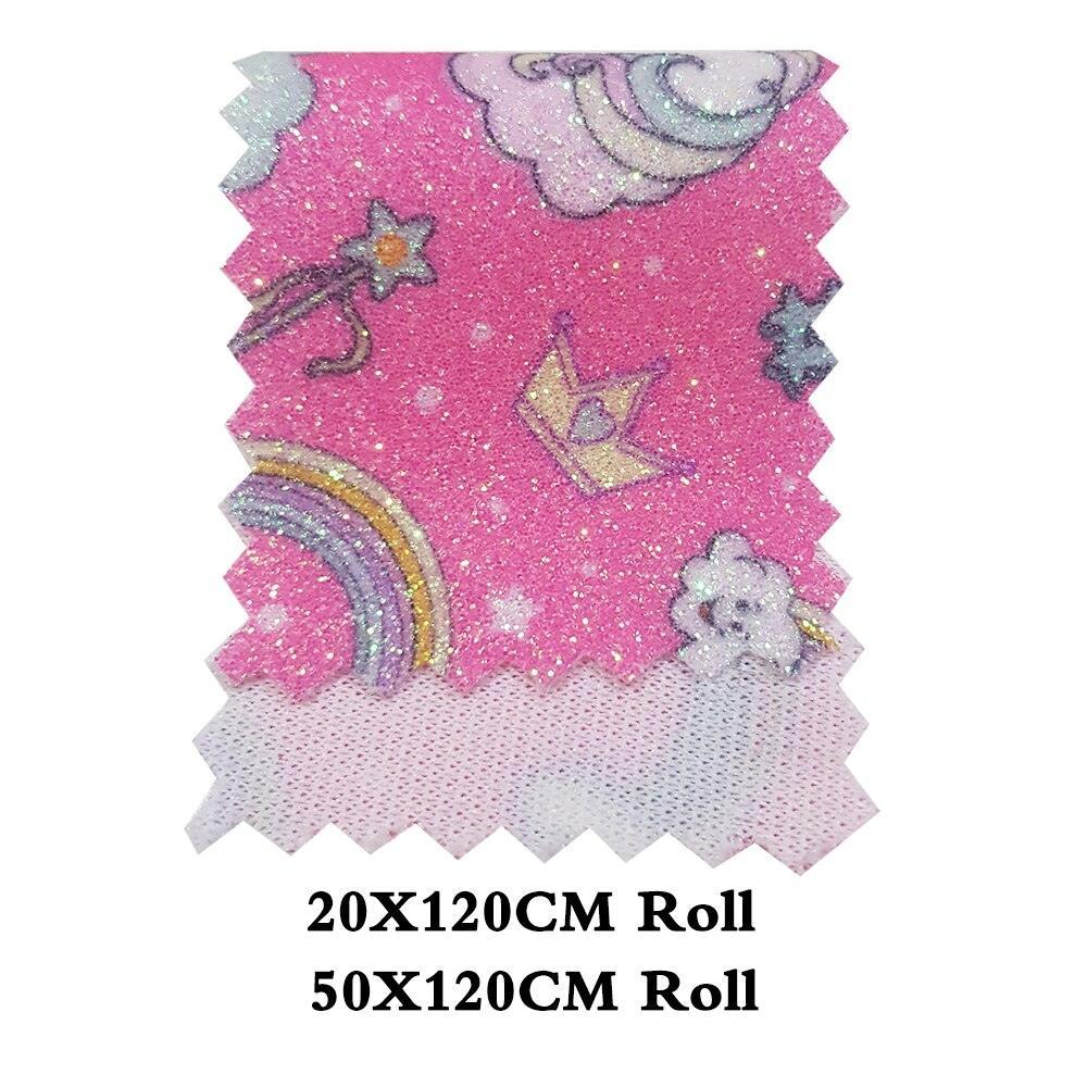 Lisslune | Enchanting Unicorn Glitter Fabric Roll: Transform Your DIY Craft Projects and Home Decor