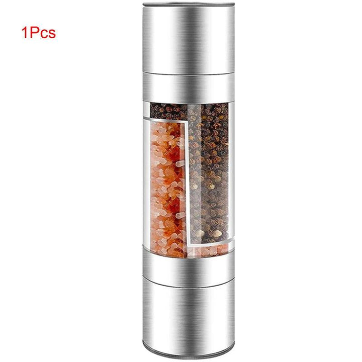 Lisslune | Precision Adjustable Salt and Pepper Mill Set - Dual Ceramic Blades Combination