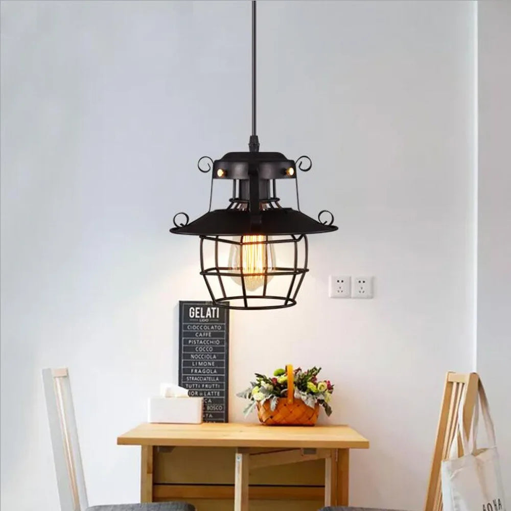 Lisslune | Norah Retro-Industrial Pendant Light
