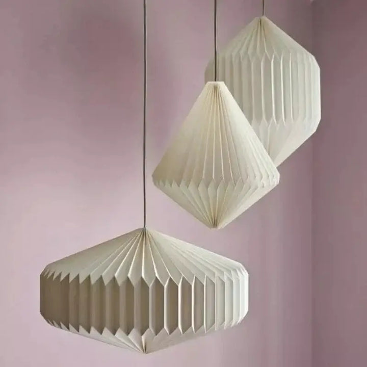 Lisslune | Elegant origami-inspired paper lantern