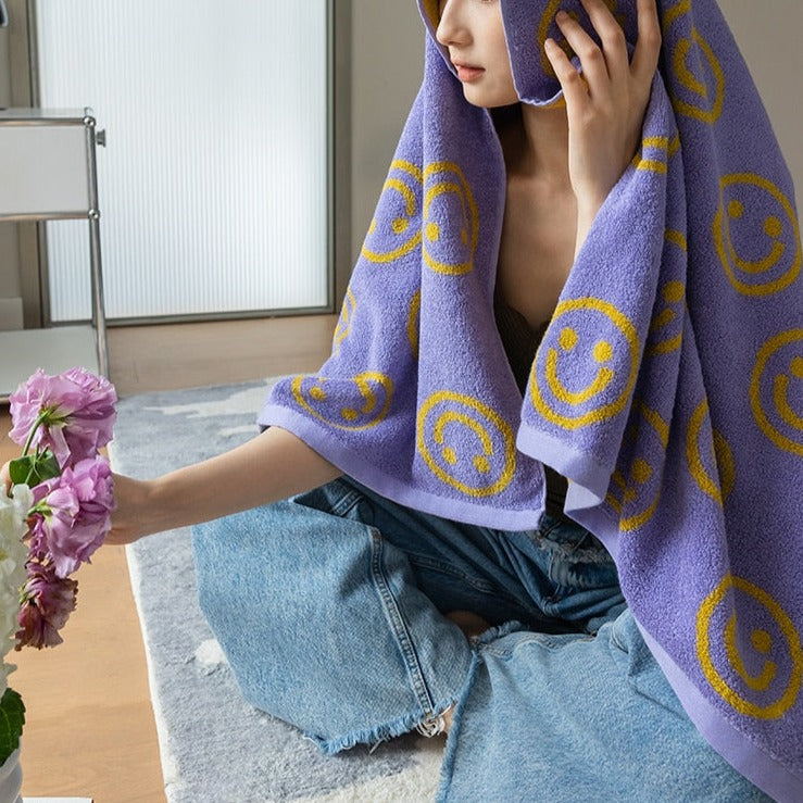 Lisslune | Double-sided Smiley Towel
