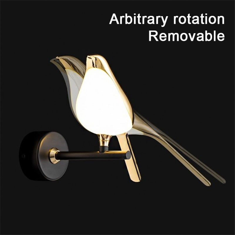 Lisslune | Modern Nordic Wall Bird Lamp