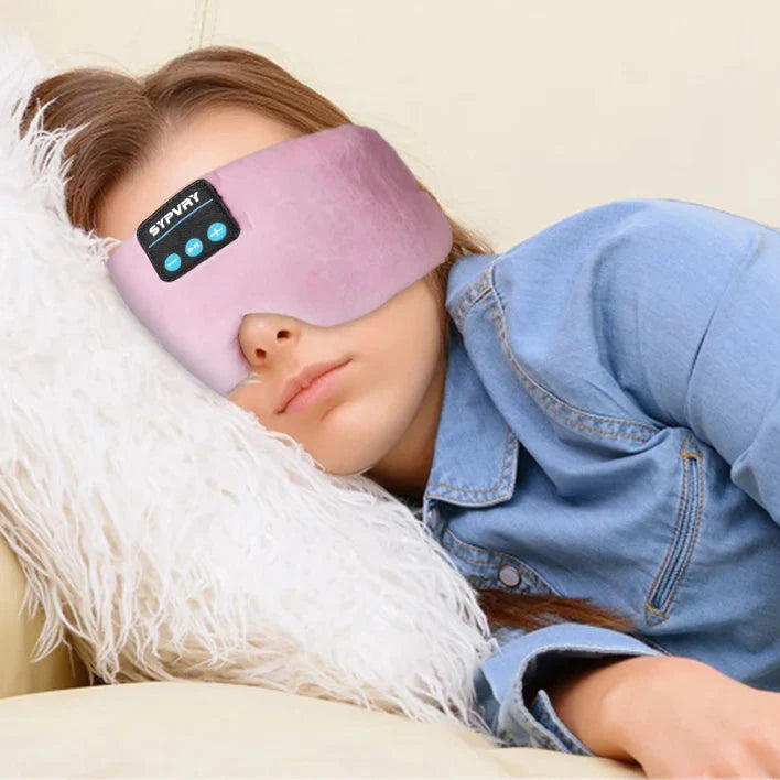 Lisslune | Silk Sleep Eye Mask with Bluetooth Headphones