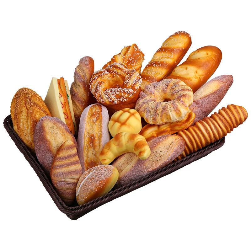 Lisslune | Life-like Synthetic Baker's Bread Set for Impressive Events and Photography