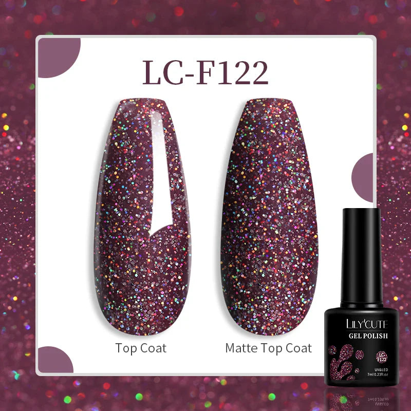 Rynx |7ML Snowlight Cat Magnetic Gel Nail Polish Grow-In-Dark Reflection Glitter Laser Semi-Permanent Soak Off UV Gel Nail Polish
