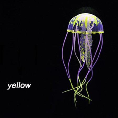 Lisslune | Glowing Jellyfish Aquarium Decoration for Charming Underwater Decoration