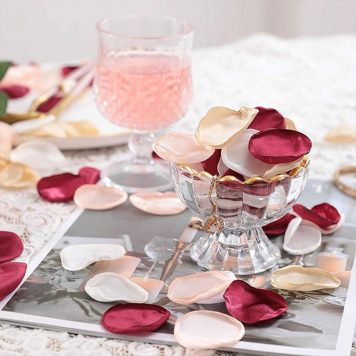 Lisslune | Elegant Silk Rose Petals - Premium Flower Accents for Unforgettable Celebrations