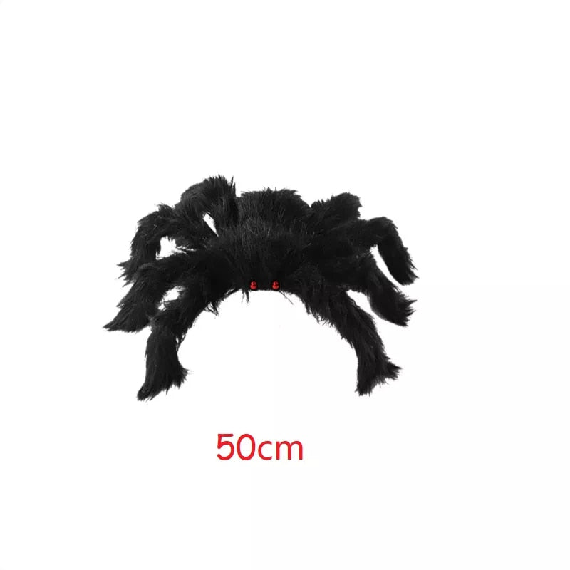 Lisslune | Big Black Spider Halloween Party Decoration