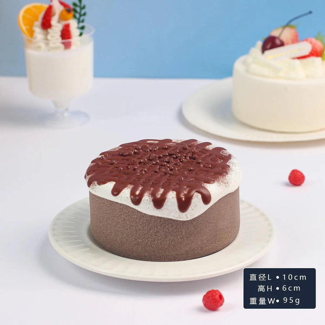 Lisslune | Realistic Synthetic Fruit Cake Model for Home Decor and Photography - 1 pc. FCYY-MIX2