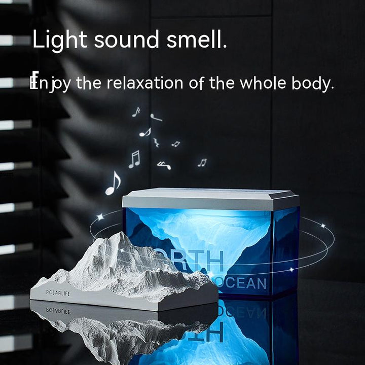 Lisslune | Iceberg Aromatherapy Bluetooth Speaker Night Lamp