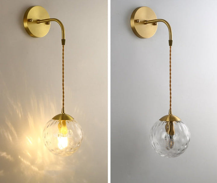 Lisslune | SphereLuxe – Scandinavian Wall Light with Adjustable Lighting