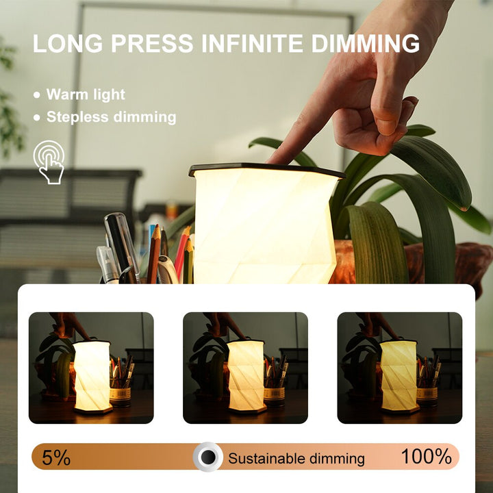 Lisslune | Origami Glow Dimmable Paper Lantern Light