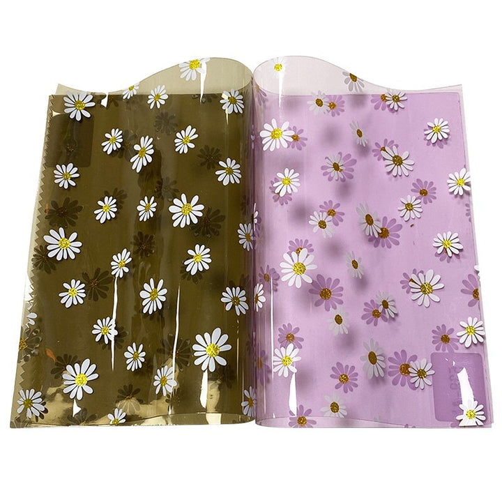 Lisslune | Floral Elegance PVC Craft Film for Creative Home Decor and DIY Projects