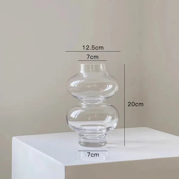 Lisslune | Chubby 2-stage glass vase
