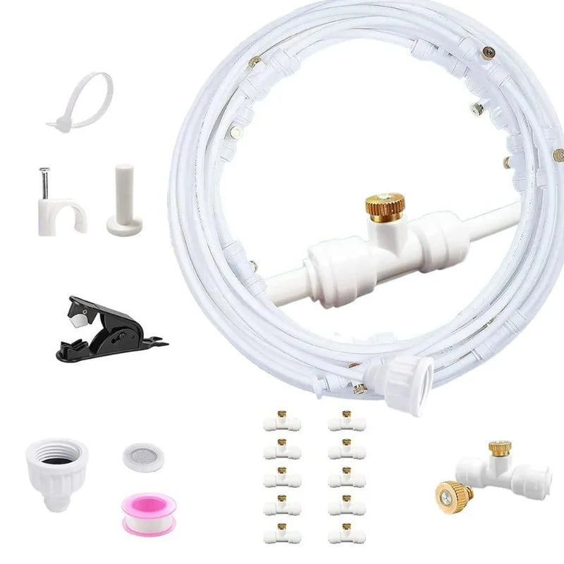 Lisslune | Misting System for Terrace and Garden – Cooling Spray Set for Sunshade and Pavilion