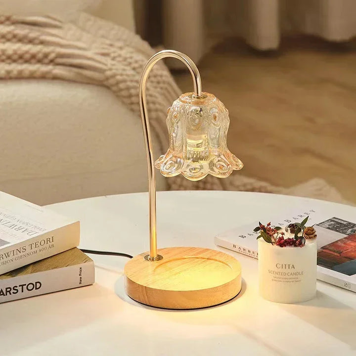 Lisslune | Flower-Shaped Warm Audience Candle Warmer Lamp