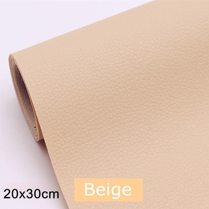 Lisslune | Jumbo XL Luxe Litchi Leather Repair Stickers - Stylish Solutions for Elegant Furniture Repairs