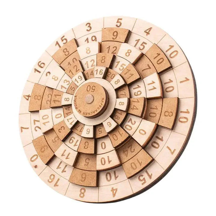 Lisslune | Interactive 3D Wooden Number Challenge: A Fun Educational Puzzle Game