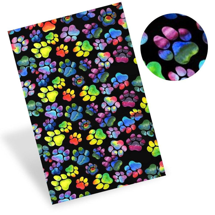 Lisslune | Puppy Pals Synthetic Leather Craft Set with adorable dog prints