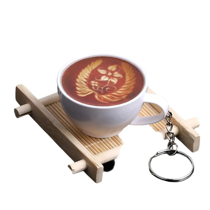 Lisslune | Charming miniature resin coffee and tea cup display model for playful decoration