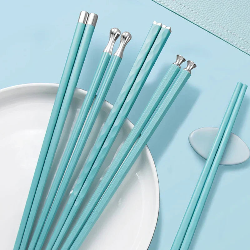 Lisslune | DineLux – Luxurious Chopstick Set with Refined Designs (5 Pairs)