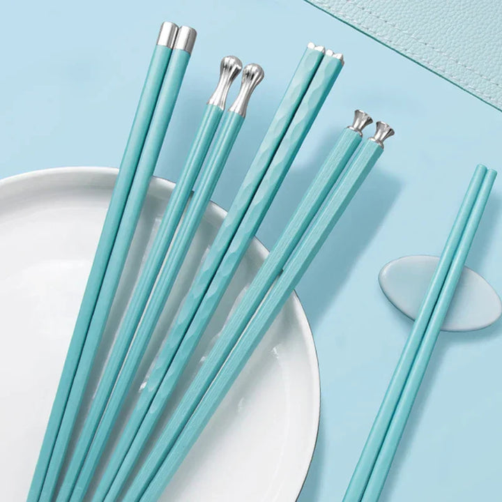 Lisslune | DineLux – Luxurious Chopstick Set with Refined Designs (5 Pairs)