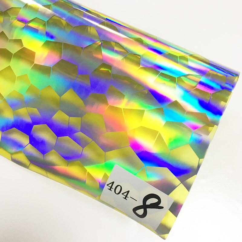 Lisslune | Iridescent football pattern PVC jelly vinyl fabric - Ideal for creative projects