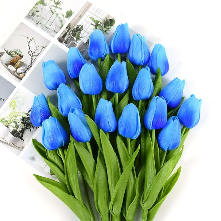 Lisslune | Artificial Tulip Bouquet with Realistic Lifelike Flowers