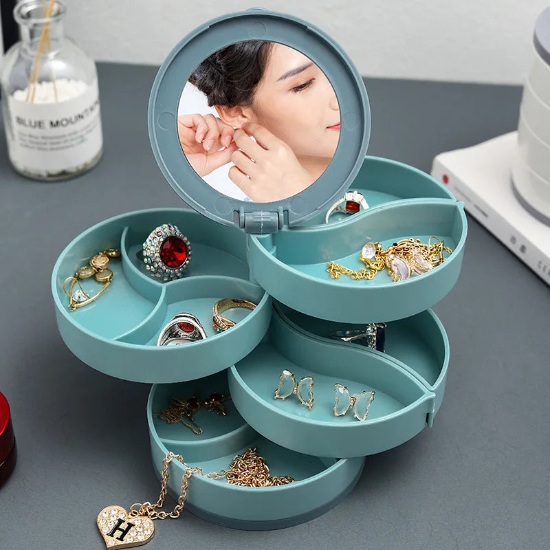 Lisslune | Multi-Layer Rotating  Jewelry Organizer Storage