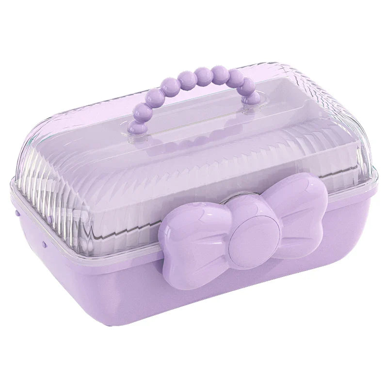 Rynx | Multi-layer Hair Accessories Storage Box for Girls Hairpin Organizer Large Capacity Jewelry Case Hairband Hairband Stand