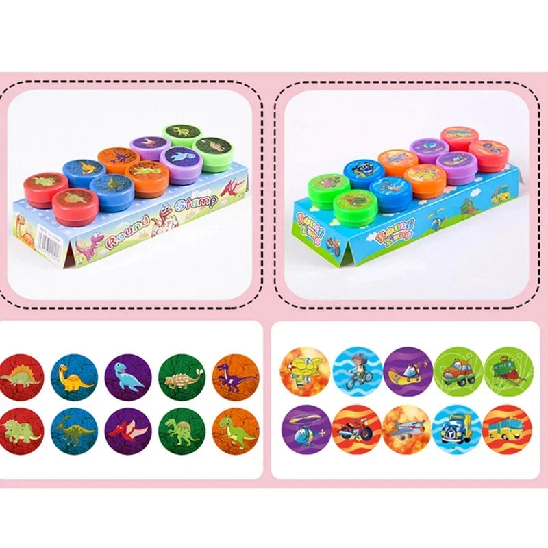 Lisslune | Colorful DIY Kids Stamp (10 pieces)