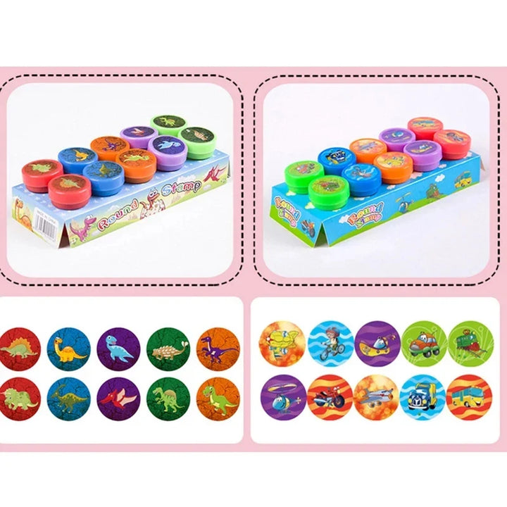 Lisslune | Colorful DIY Kids Stamp (10 pieces)