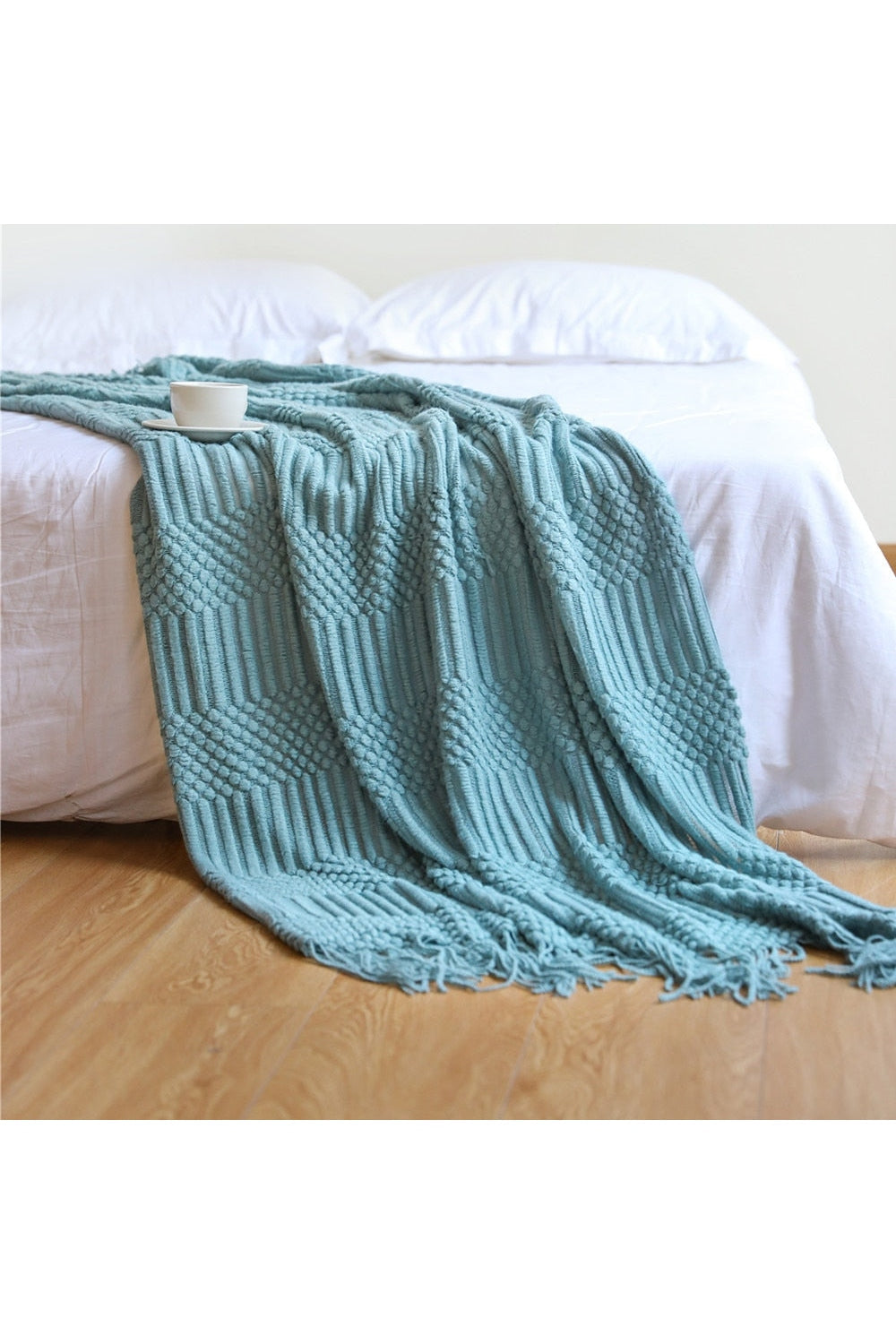 Lisslune | Solid Color Sofa Blanket