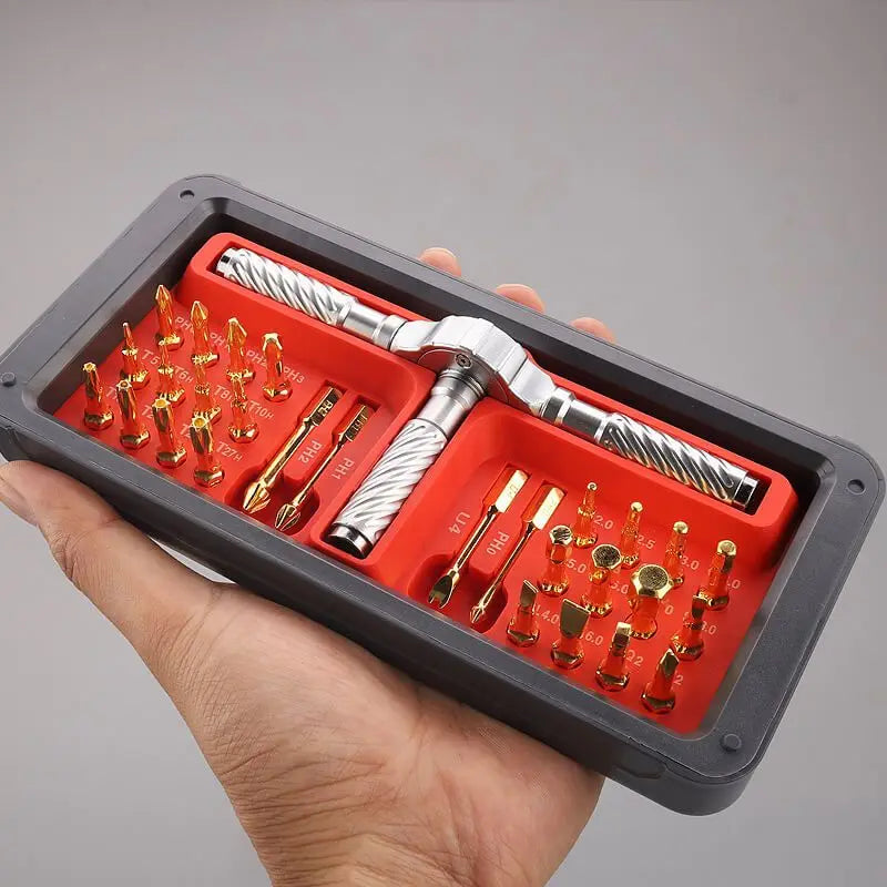 Lisslune | Smart Twist Ease Multitool Ratchet Screwdriver Set