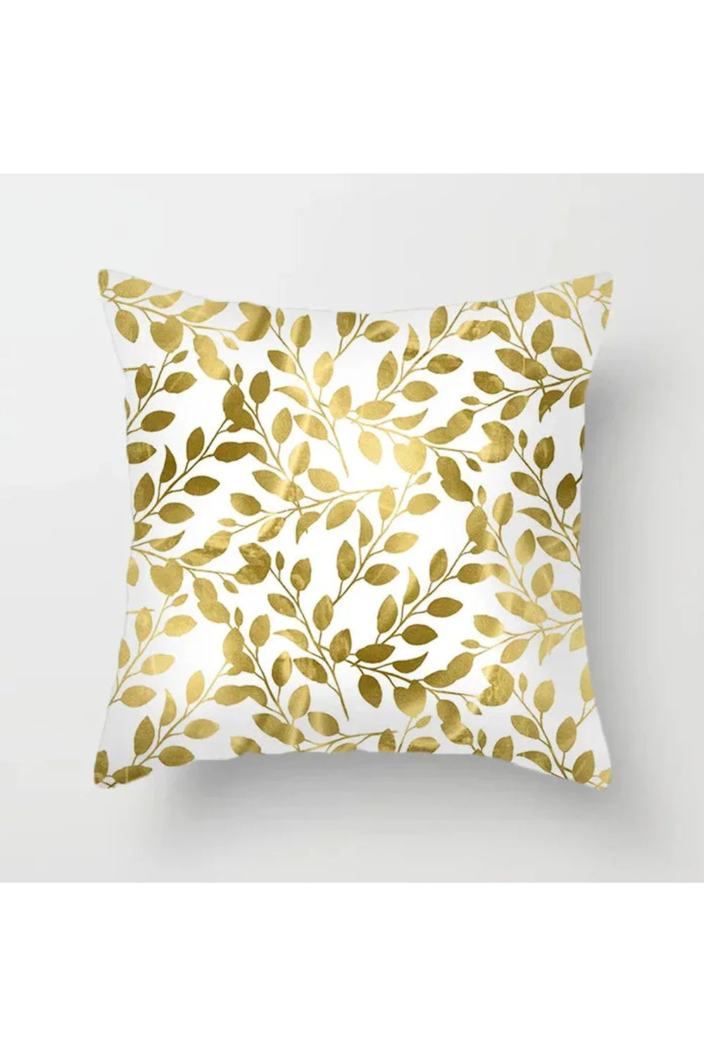 Lisslune | Yellow leaf polyester pillowcase