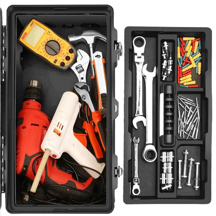 Lisslune | Heavy-Duty Stainless Steel Tool Storage Box for Professionals