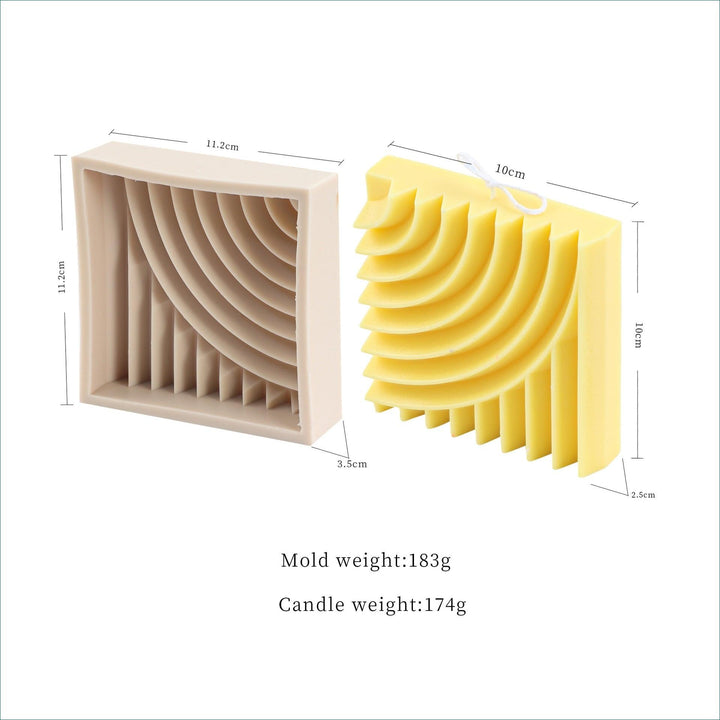 Lisslune | Versatile round silicone mold for DIY candles and treats