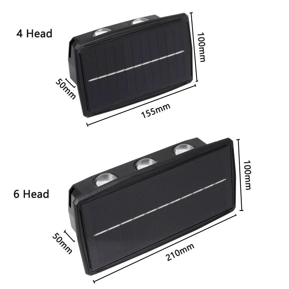 Lisslune | Solar LED Waterproof Outdoor Wall Lamp