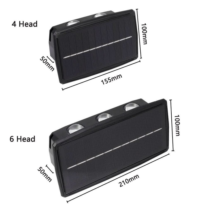 Lisslune | Solar LED Waterproof Outdoor Wall Lamp