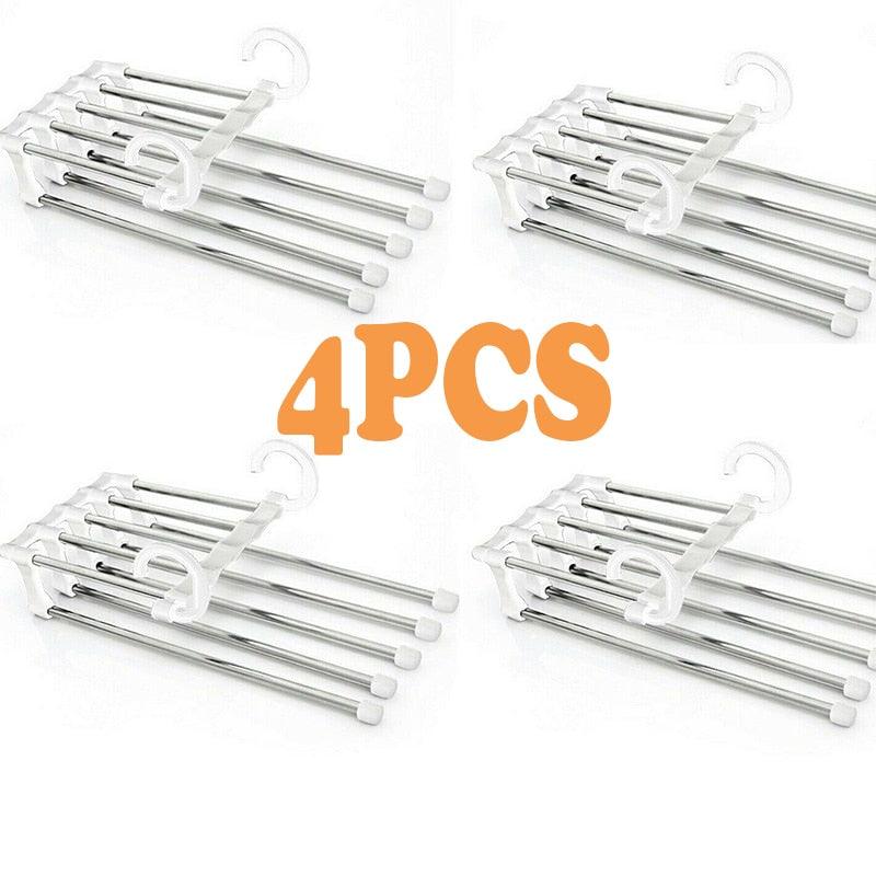 Lisslune | Ultimate 5-in-1 Stainless Steel Pants Organizer for Efficient Clothing Management