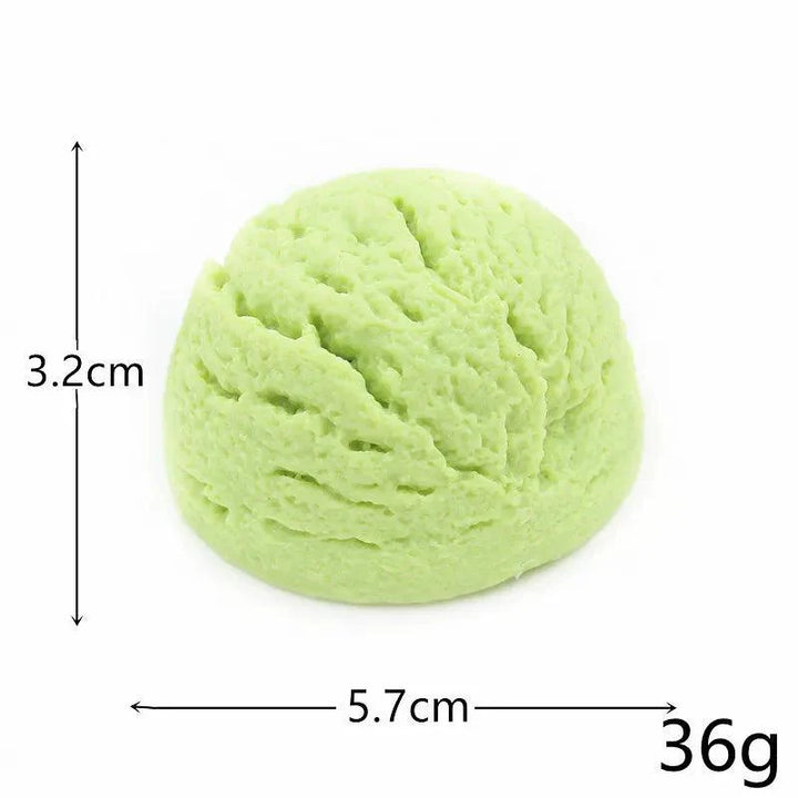 Lisslune | Life-like resin ice cream cone model - Realistic artificial dessert decoration for photography and home decor