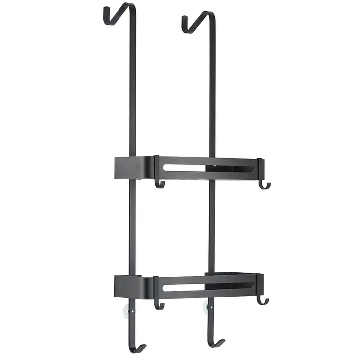Lisslune | Sleek Shower Nail-Free Dual Layer Organizer Rack