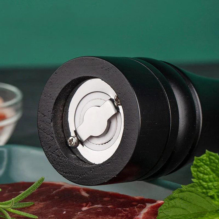 Lisslune | Sustainable 8-inch wooden salt and pepper mill with adjustable ceramic grinder
