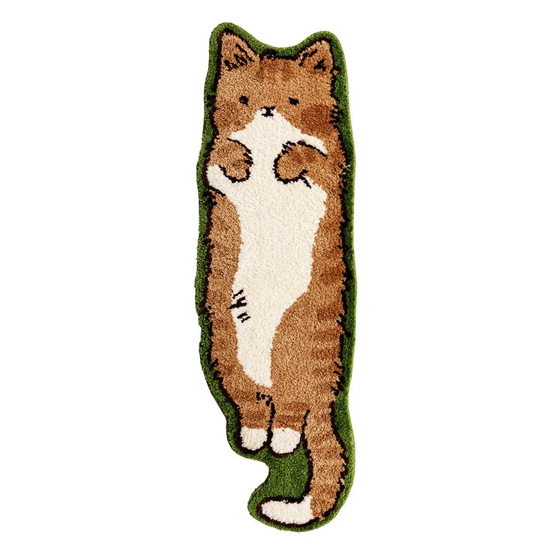 Rynx | Tufting Cat Bed Nightstand Mat Fluffy Rug Bathroom Floor Pad Nursery Cartoon Floor Mat Bedroom Floor Mat Aesthetic Home Decor Winter Decor