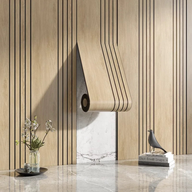 Lisslune | Self-Adhesive 3D Wood Pattern Wall Panels